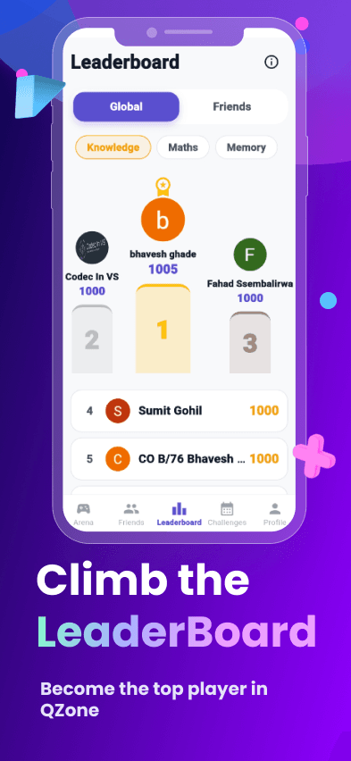 QZone — Multiplayer Live Quiz Game screenshot 3